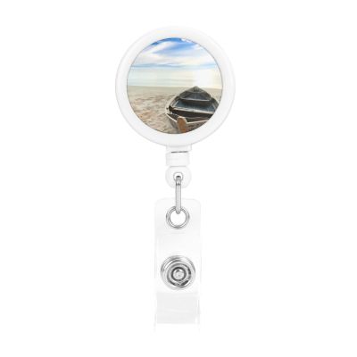 Boot on the Beach Retractable Badge Reel