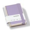 Semikolon 370070 Mucho A5 Spiral Notebook, 15.7 x 21.7 cm, 110 Squared, Lined, and Blank Pages Each, Lilac Silk view 1