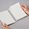 Semikolon 370070 Mucho A5 Spiral Notebook, 15.7 x 21.7 cm, 110 Squared, Lined, and Blank Pages Each, Lilac Silk view 3