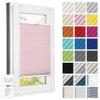 Estika No-Drill Pleated Blind 115 x 80 cm, Pink view 1