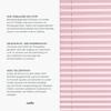 Estika No-Drill Pleated Blind 115 x 80 cm, Pink view 4