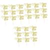 Abaodam 3 Sets Elegant Mother's Day Cake Toppers, Glitter Cupcake Picks, 12 Pieces × 3 view 1