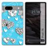Silicone Case for Google Pixel 7a 5G with Butterfly Pattern view 1