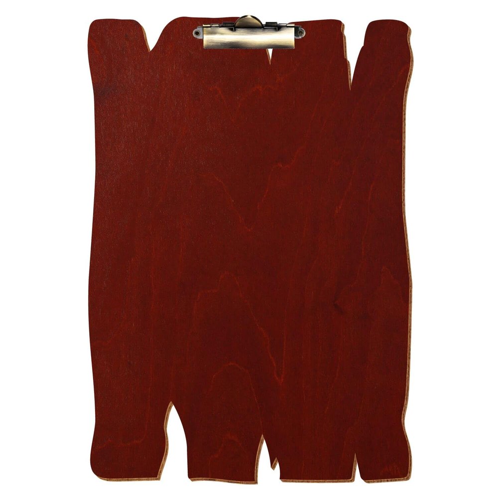 Btic Wooden Clipboard, Board-Shaped, Dark Cherry, A3–A6