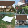 Shade Sail 1.6 x 3.4 m, HDPE Rectangular Sun Shade, White view 2