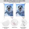 Harp Seal Wallpaper Garden Flag, Double-Sided, 71 x 102 cm, Welcome Farm Outdoor Decor view 2