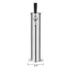 TMCRAFT Single-Tap Beer Tower Dispenser, Polished Stainless Steel view 2