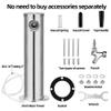 TMCRAFT Single-Tap Beer Tower Dispenser, Polished Stainless Steel view 3