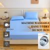 SWONE Waterproof Breathable Mattress Protector, Incontinence Pad, Mattress Topper for Hotel Wedding Decoration, Better Sleep, Comfortable Sleep Climate (G, 120 x 200 cm) view 2