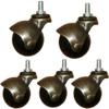 DOWNER Heavy-Duty Casters, Ball Casters for Office Chairs, 2 (Color: One Size, Size: M8) view 1