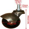 DOWNER Heavy-Duty Casters, Ball Casters for Office Chairs, 2 (Color: One Size, Size: M8) view 2