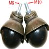 DOWNER Heavy-Duty Casters, Ball Casters for Office Chairs, 2 (Color: One Size, Size: M8) view 4
