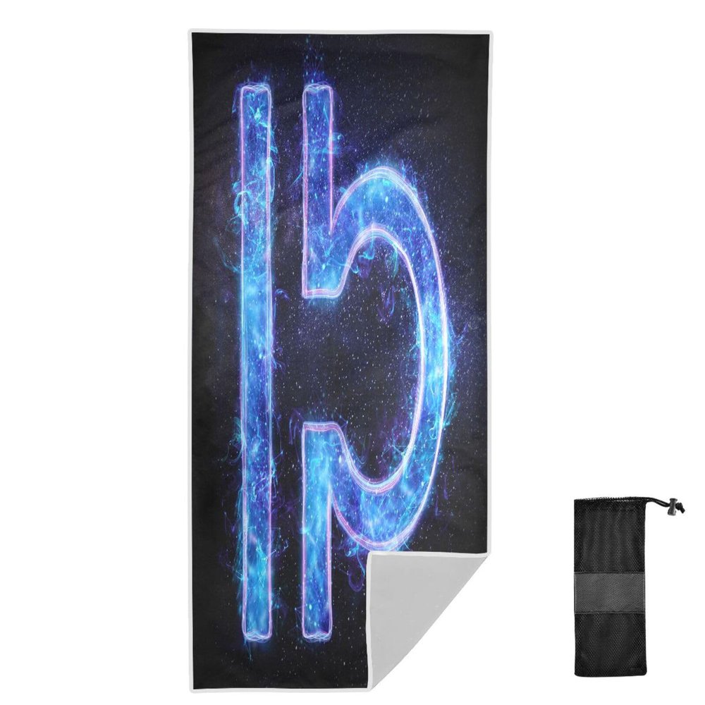 Anantty Beach Towel Libra Zodiac Symbol Quick-Drying Towel for Travel, Pool, Yoga, Gym, Camping, Sports and Vacation