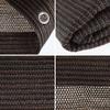 AMZYU Balcony Privacy Screen 130 x 400 cm, Brown view 4