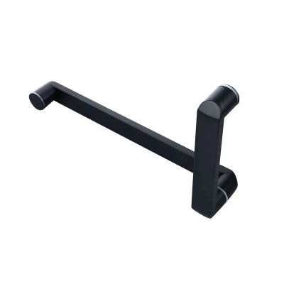 LIVINQ Shower Glass Door Handle, 304 Stainless Steel, Matte Black, 275–475 mm