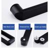 LIVINQ Shower Glass Door Handle, 304 Stainless Steel, Matte Black, 275–475 mm view 3