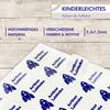 INDIGOS UG Kids’ Name Labels, 23 x 12 mm, 60 Stickers, Orange Train view 2