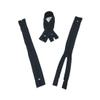 Nylon Zippers No. 3, 24 Colors and Sizes, for Sewing Clothing (10 x 60 cm, Black, 332) view 3
