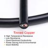 Ultra-Soft Silicone Rubber Cable, 2/3/4-Core, 0.5 mm², Black view 3