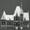 Unpainted Station Building, T Gauge, 1:450 view 2