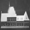 Unpainted Station Building, T Gauge, 1:450 view 3