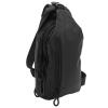 Socobeta Black Men's Nylon Sling Bag with Detachable Strap view 4