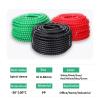 1/2/5 m 8/10 mm Cable Organizer Spiral Wrap, Flexible Wire Sleeve, Black, ID 14 mm, 5 m view 4