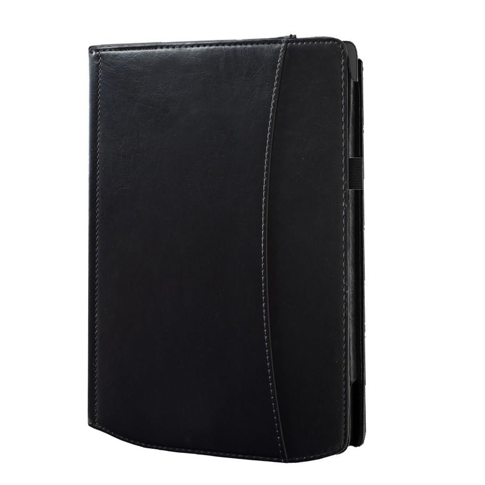 DRENGE Case for PocketBook InkPad X 10.3-Inch (PB1040), Leather eBook Cover, Magnetic Closure, Auto Sleep/Wake, Black