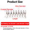 Cylindrical Compression Spring, 65Mn Steel, 0.9 mm Wire Diameter, 300 mm Length, 15 mm Size, 1 Piece view 3
