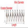 Cylindrical Compression Spring, 65Mn Steel, 0.9 mm Wire, 19 mm, 300 mm (1 pc) view 4