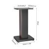 sourcing map Wood-Grain Speaker Stands, 1 Pair, 19.7 in (50 cm) view 2