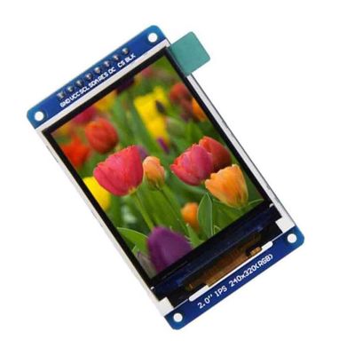 2.0-Inch IPS TFT LCD Display Module, SPI, 240×320