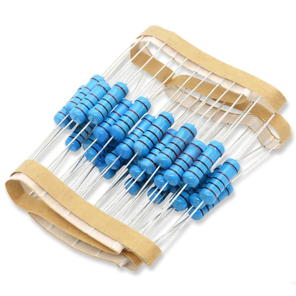 ezqnirk 10PCS 3W 1% Metal Film Resistors, 51R