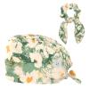Dinosaur Scrub Turban Caps with Hair Ties, Color 2 view 1