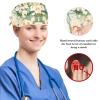 Dinosaur Scrub Turban Caps with Hair Ties, Color 2 view 3