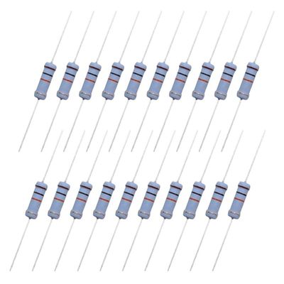 ezqnirk 20pcs 2W 5% Metal Oxide Film Resistor, 0.18Ω