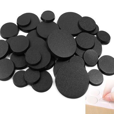 Evemodel 120-Piece Mixed Round Plastic Model Bases, 25–50 mm