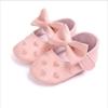 DUnLap Christmas Shoes for Girls and Boys, Casual Shoes, 3 Leather Heart-Shaped Printed Hooks, Soft Sole, Women's Christmas Shoes (Color: Gold, Size: 0–6 Months) view 3