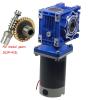 LeTkingok DC 12V/24V 300W Worm Gear Motor, High-Torque RV Gear Motor (12V 7.5K) view 3