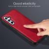 HAZARA Phone Case for Samsung Galaxy A54, Retro Leather, Ultra-Thin Shockproof Protective Bumper, Red view 2