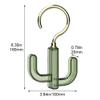 Ericetion 1-Piece 360° Rotatable Cactus-Shaped Hook view 2