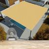 Waterproof Rectangular Sun Shade Sail, 1.8 x 10 m, Yellow view 3