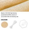 Waterproof Rectangular Sun Shade Sail, 1.8 x 10 m, Yellow view 4