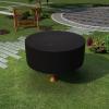 RUANLOV Round Garden Furniture Cover 204 x 60 cm, 420D Oxford Fabric, Ripstop, Tear- and UV-Resistant, Waterproof view 4
