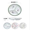 Meiiron Divided Ceramic Serving Plate, 3 Compartments, Color B view 3