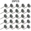 KiheNe 25/50-Piece Mini Brush Abrasive Sponge Nylon Fiber Abrasive Head Polishing Wheel, 1 Inch/25 mm Set (Color: Gray, 25 Pieces; Size: 3 Layers, 2.35 mm) view 2