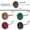 KiheNe 25/50-Piece Mini Brush Abrasive Sponge Nylon Fiber Abrasive Head Polishing Wheel, 1 Inch/25 mm Set (Color: Gray, 25 Pieces; Size: 3 Layers, 2.35 mm) view 3