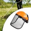 harayaa Garden Face Shield, Full Face and Eye Protection, Orange view 3
