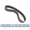 Pangyoo 315H–360H Synchronous Toothed Rubber Belt, 19.1/25.4/38.1/50.8 mm Wide (360H, 72 Teeth, 19.1 mm/075) view 2