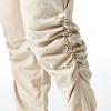 Beokeuioe Medieval Pirate Pants Costume, Black Lace-Up Trousers view 4